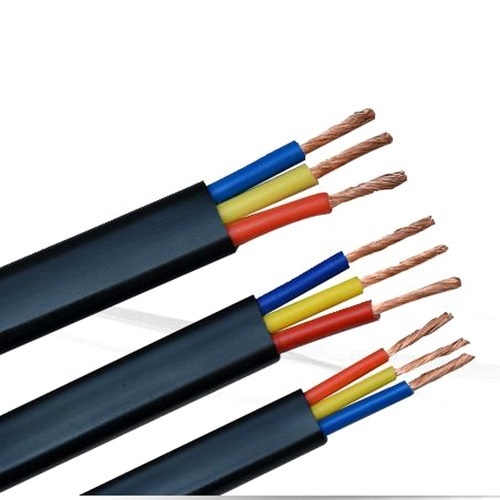 AquaCable Submersible Flat Cable, 3 Cores, 4 Sq mtrm, Length: 100 mtr